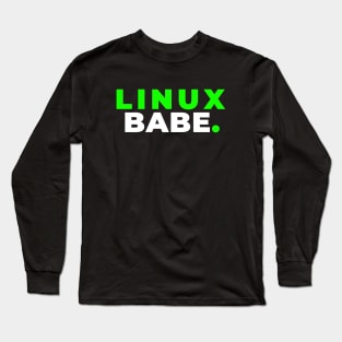 Linux Babe Long Sleeve T-Shirt